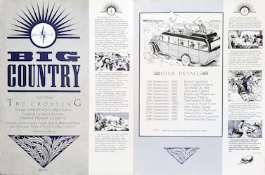 Crossing The Fall Tour 1983 Programme 8 & 9
