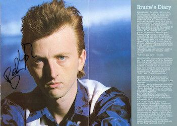 The Seer Tour Programme Pages 10 & 11