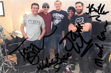 Signed photo of the band