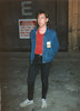 Mark outside the studio